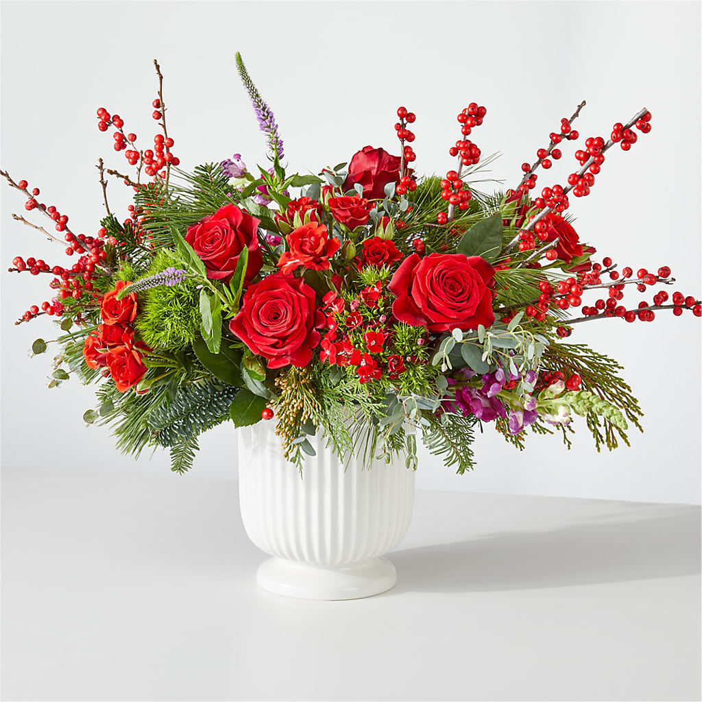 Big Red Bow Bouquet – Oak Creek Florist, Concord CA