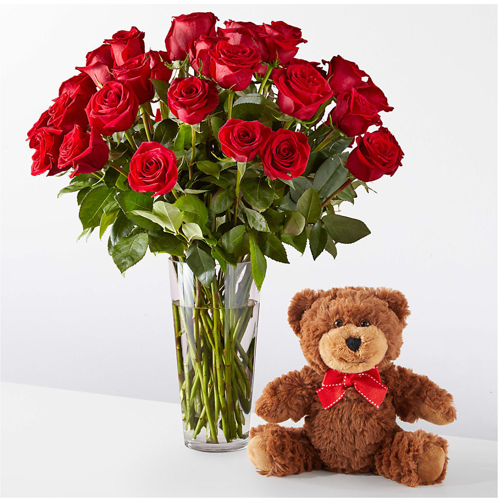 Romantic Long Stem Red Rose Bouquet Bundles – Oak Creek Florist, Concord CA