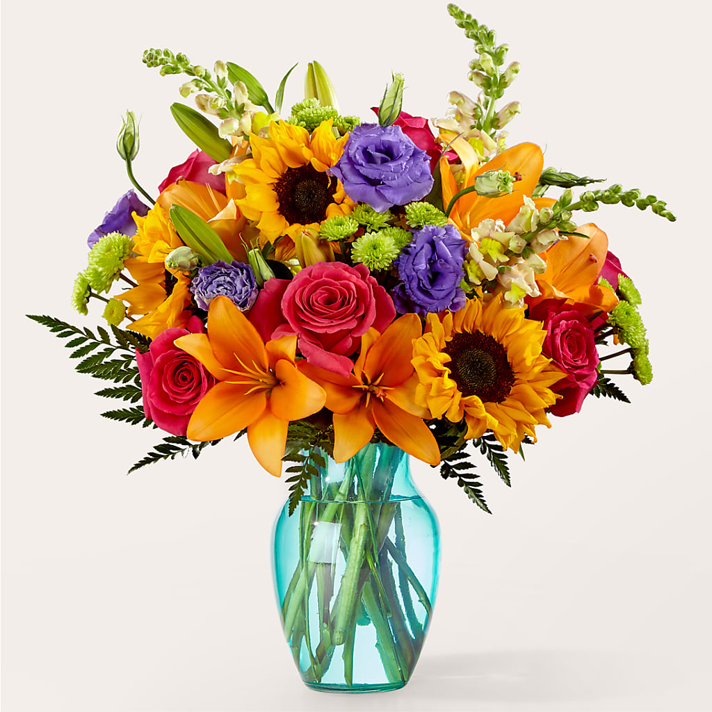 Double Rainbow Bouquet – Oak Creek Florist, Concord CA