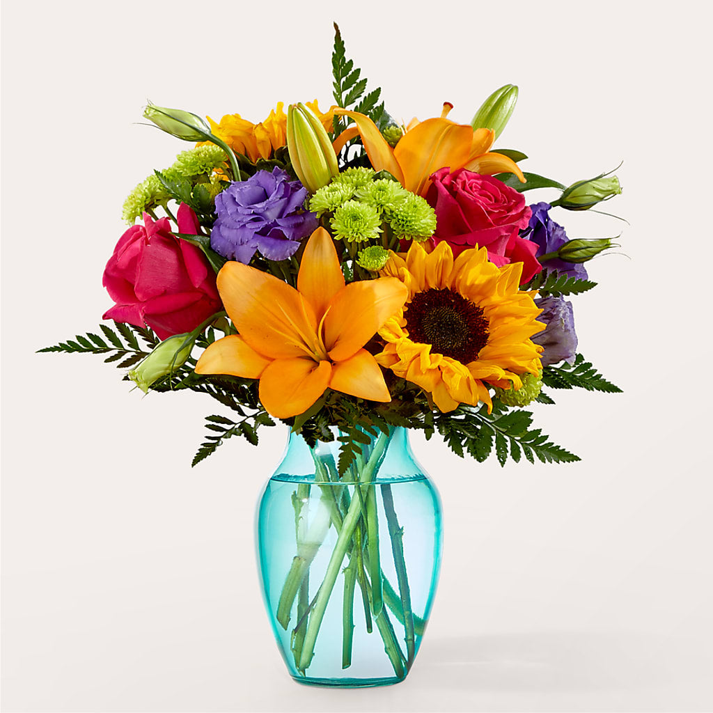 Double Rainbow Bouquet – Oak Creek Florist, Concord CA