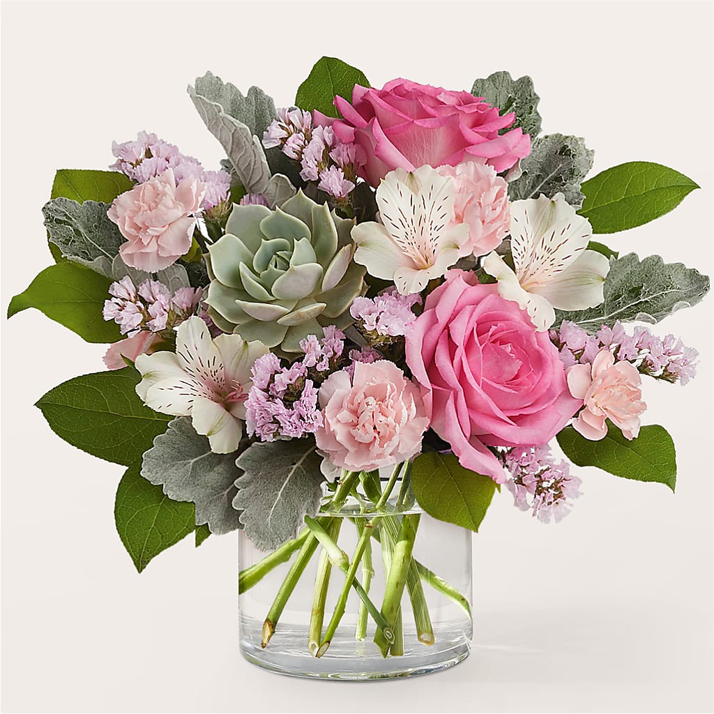 Dusty Rose Bouquet – Oak Creek Florist, Concord CA