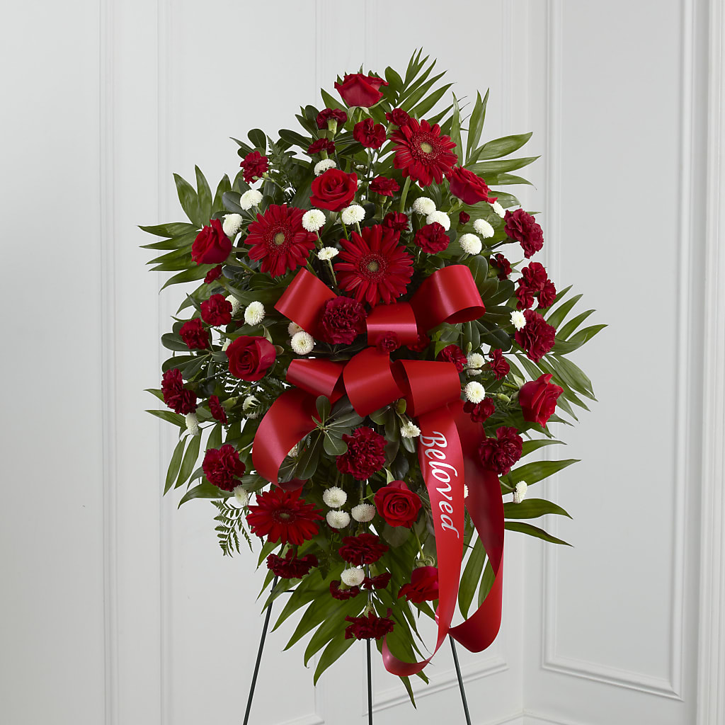 Treasured Memories Standing Spray – Oak Creek Florist, Concord CA