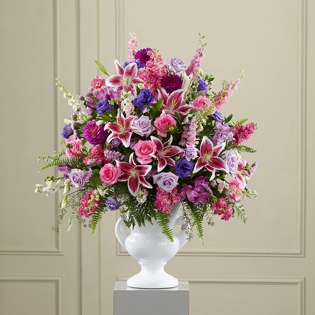 Peaceful Tribute Arrangement – Oak Creek Florist, Concord CA