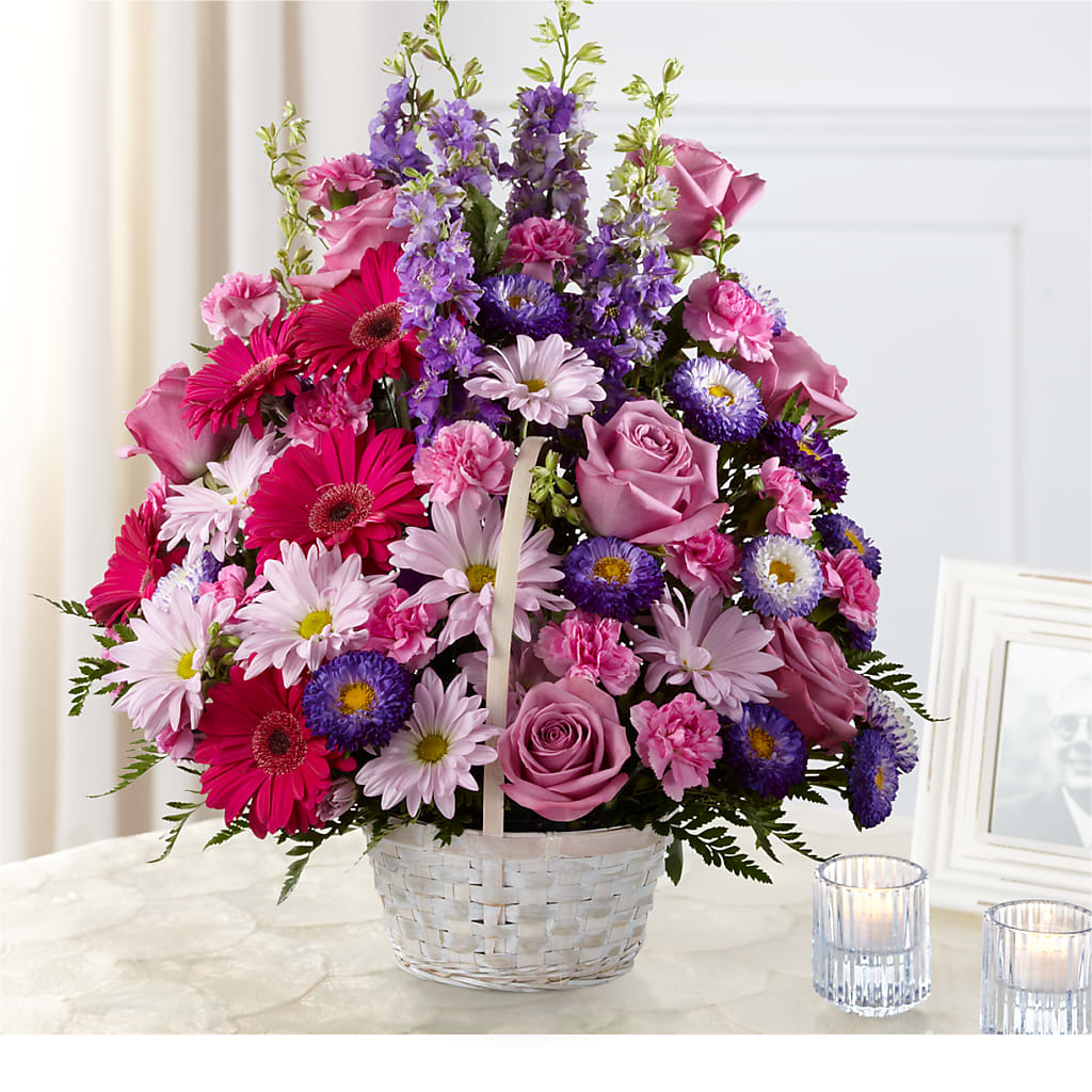 Pastel Peace Basket – Oak Creek Florist, Concord CA