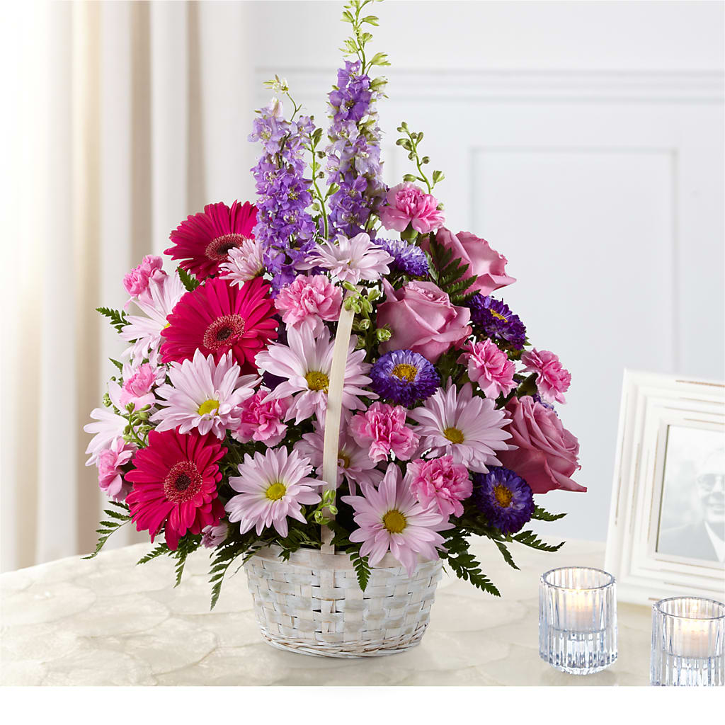 Pastel Peace Basket – Oak Creek Florist, Concord CA