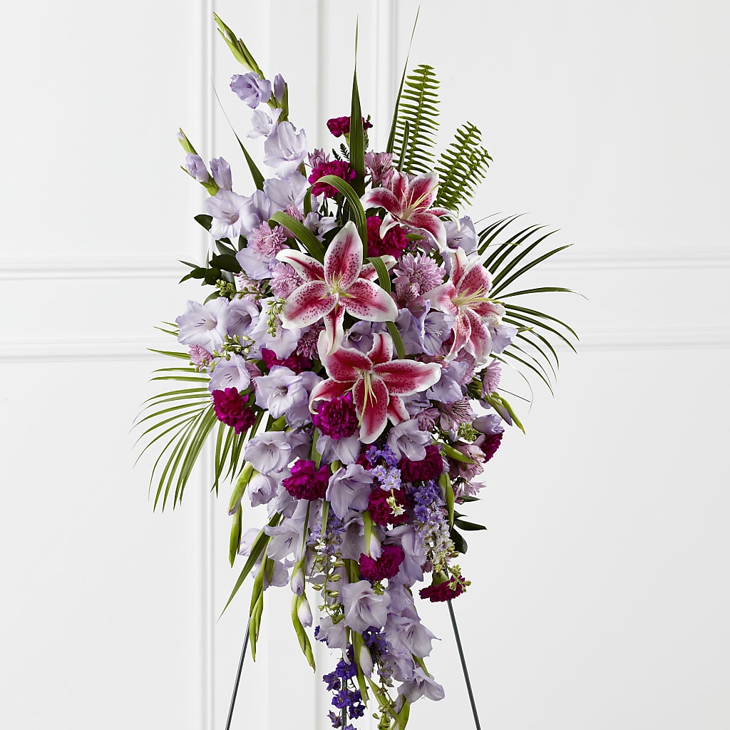 Tender Touch Standing Spray – Oak Creek Florist, Concord CA