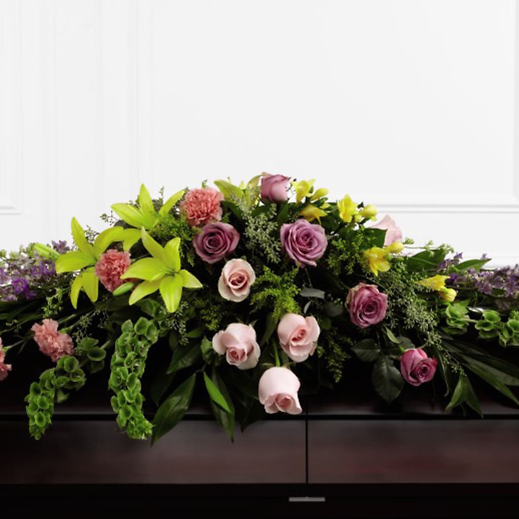 Forever Beloved Casket Spray – Oak Creek Florist, Concord CA