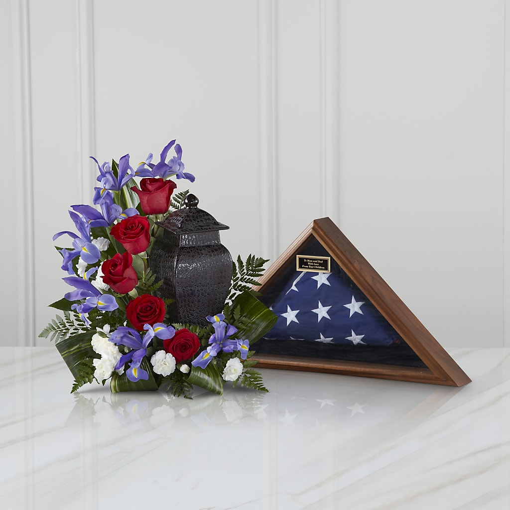 Patriotic Tribute Arrangement – Oak Creek Florist, Concord CA