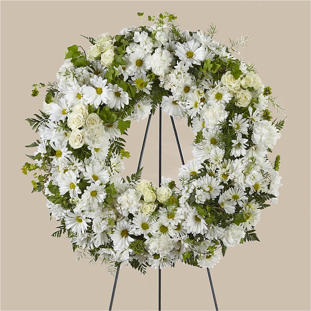 Faithful Wishes Wreath – Oak Creek Florist, Concord CA