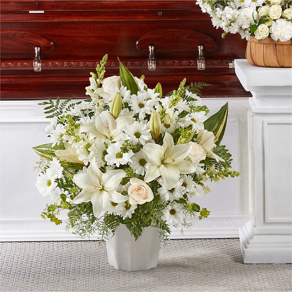 Thoughts of Tranquility Floor Basket – Oak Creek Florist, Concord CA