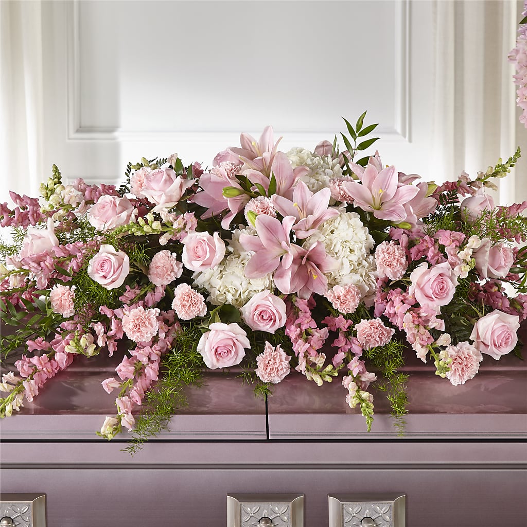 Life & Remembrance Casket Spray – Oak Creek Florist, Concord CA