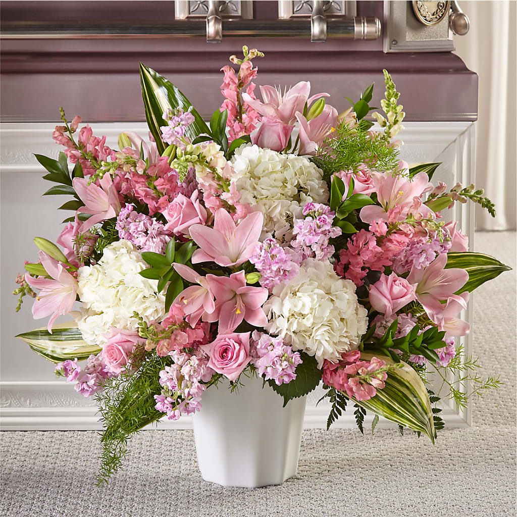 Simply Serene Floor Basket – Oak Creek Florist, Concord CA