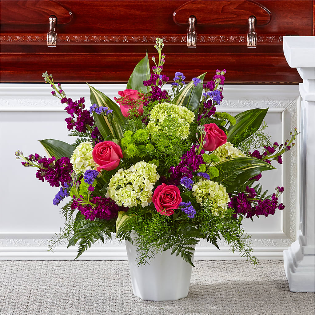 Beautiful Horizons Floor Basket – Oak Creek Florist, Concord CA