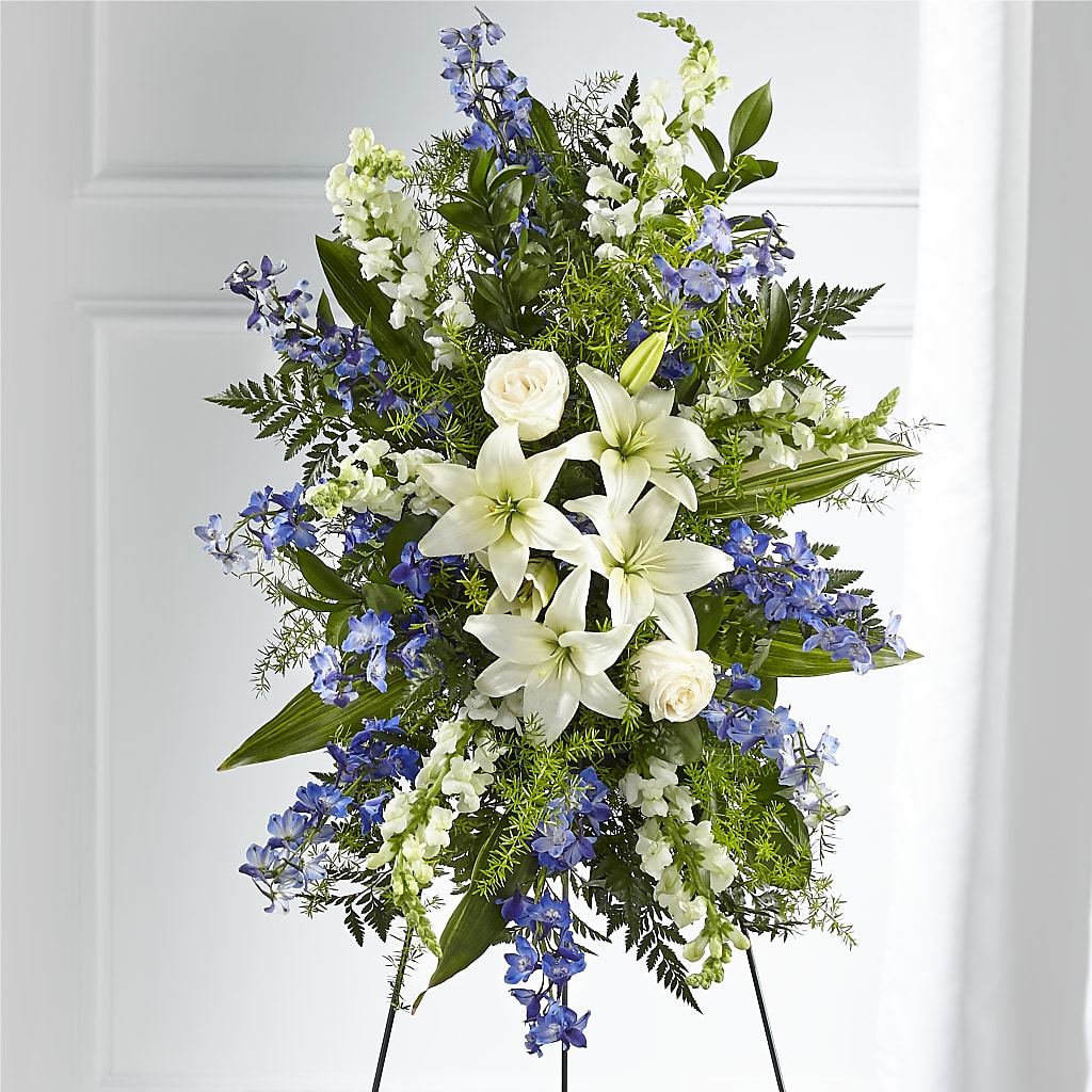 Faithful Friend Standing Spray – Oak Creek Florist, Concord CA
