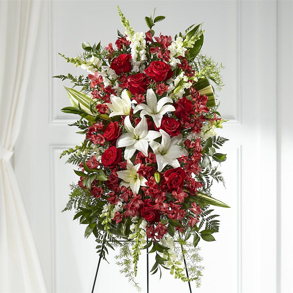 Everlasting Memory Standing Spray – Oak Creek Florist, Concord CA