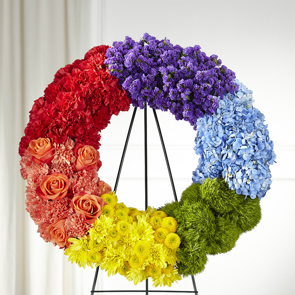 Circle of Love Wreath – Oak Creek Florist, Concord CA