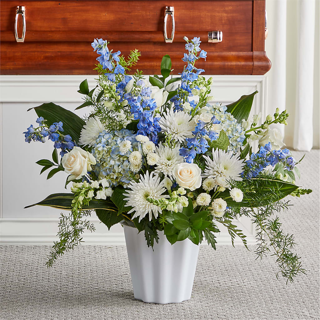 Everlasting Memories Floor Basket – Oak Creek Florist, Concord CA