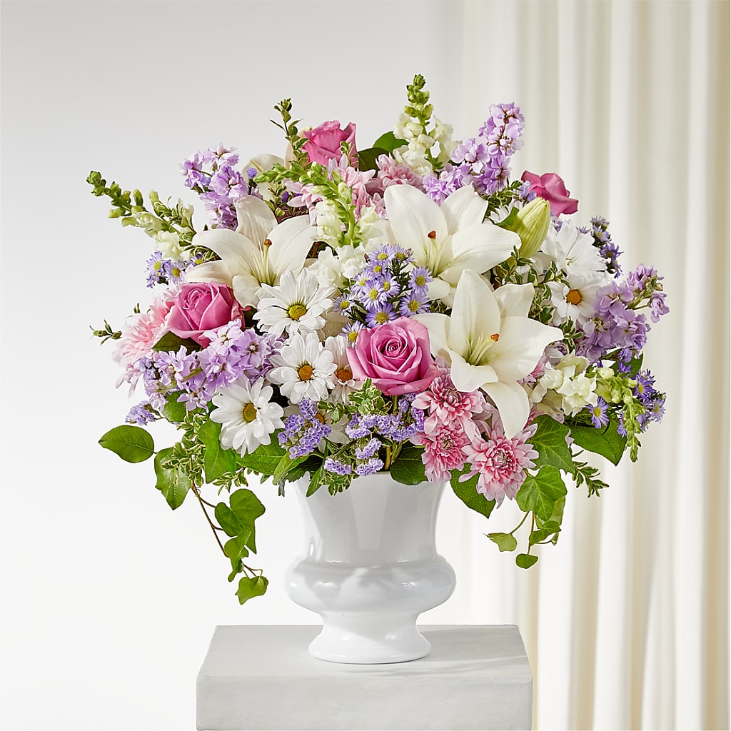 Remarkable Life Urn Arrangement – Oak Creek Florist, Concord CA