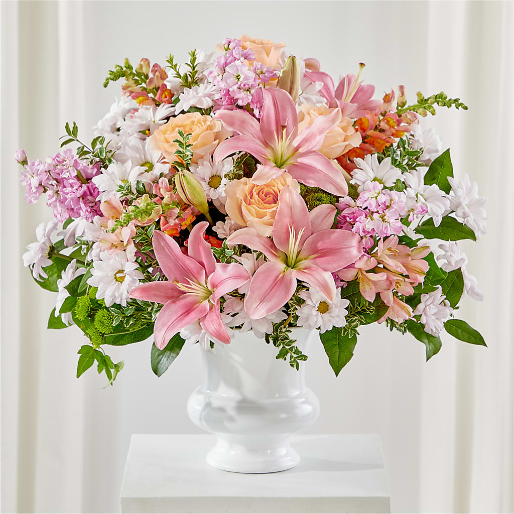 Heartfelt Gesture Urn Arrangement – Oak Creek Florist, Concord CA