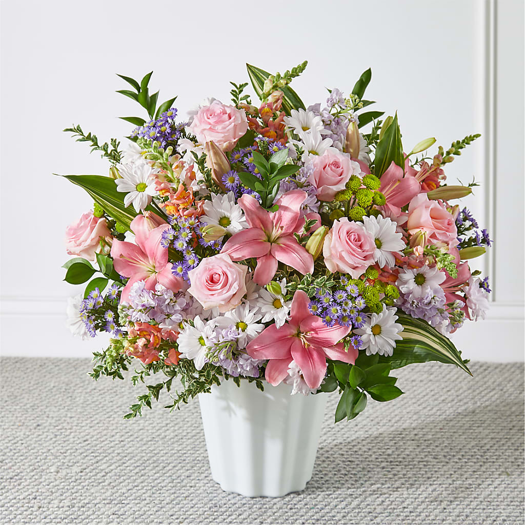 Abundant Compassion Floor Basket – Oak Creek Florist, Concord CA