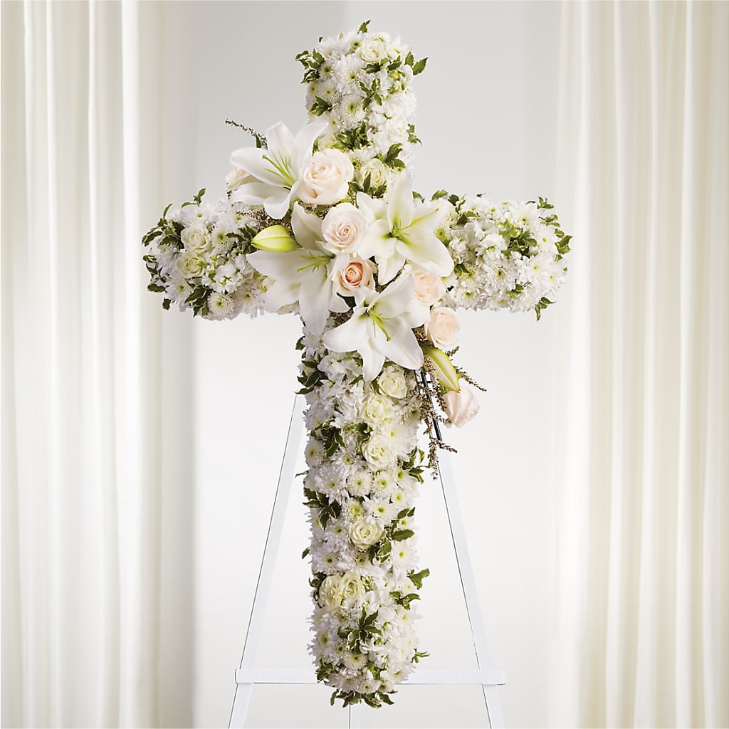 Spiritual Guidance Standing Spray – Oak Creek Florist, Concord CA