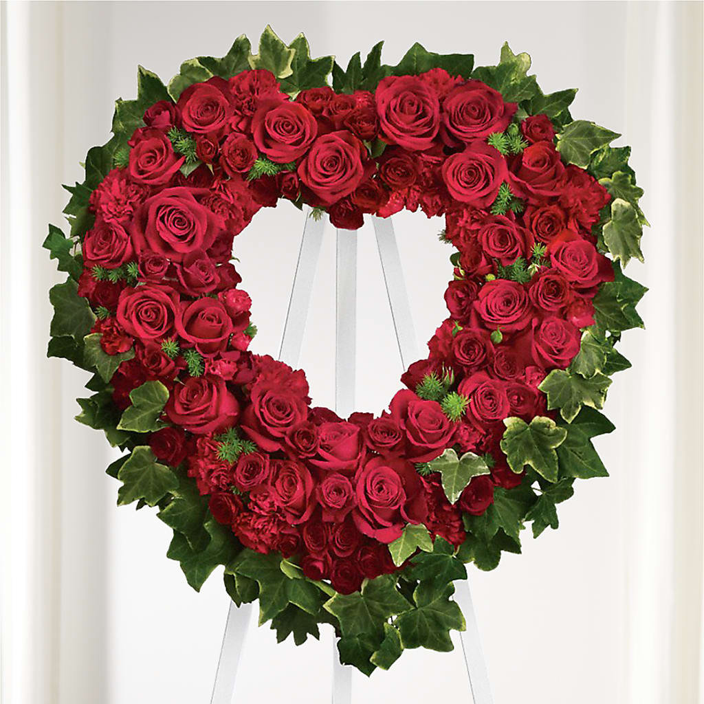 Wholehearted Standing Spray – Oak Creek Florist, Concord CA