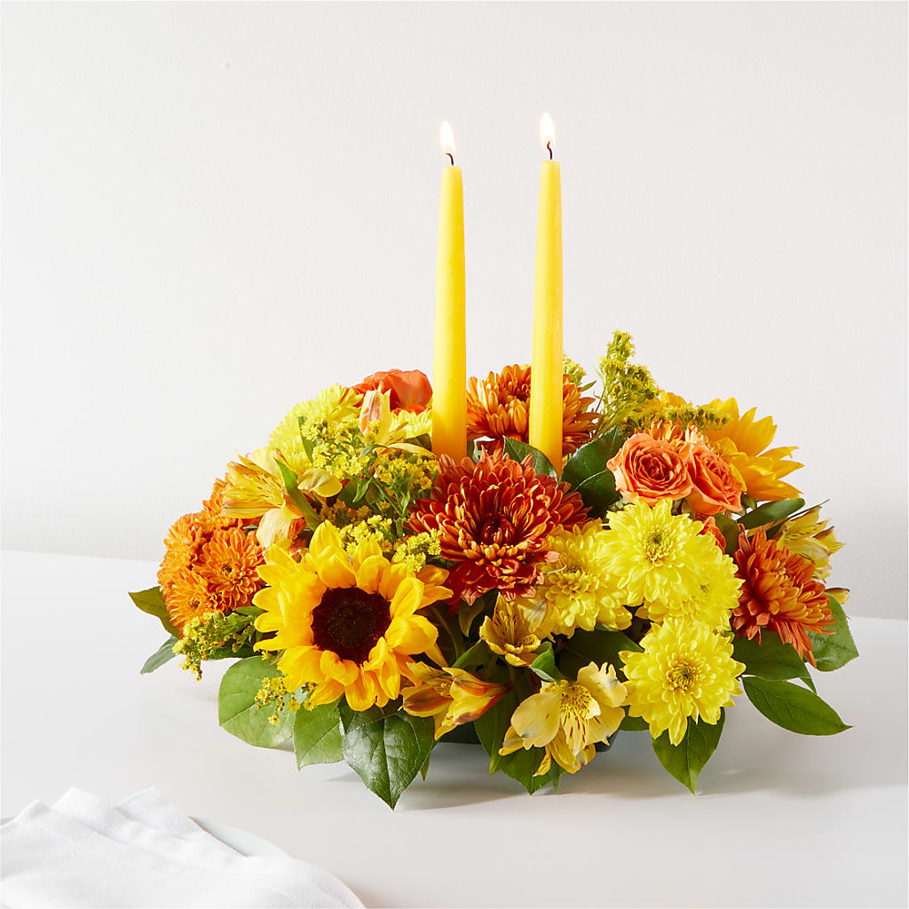 Autumn Harmony Centerpiece – Oak Creek Florist, Concord CA