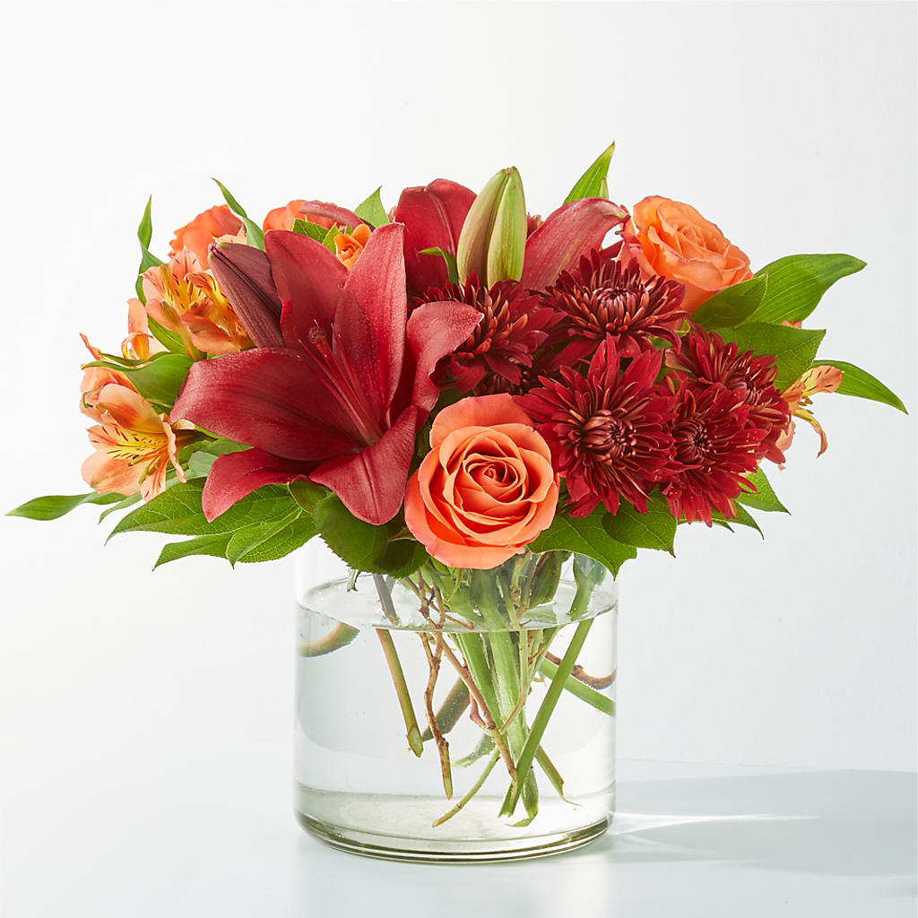 Crimson Leaves Bouquet – Oak Creek Florist, Concord CA