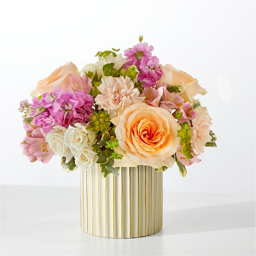 Paradise Bouquet with Ivory Vase – Oak Creek Florist, Concord CA