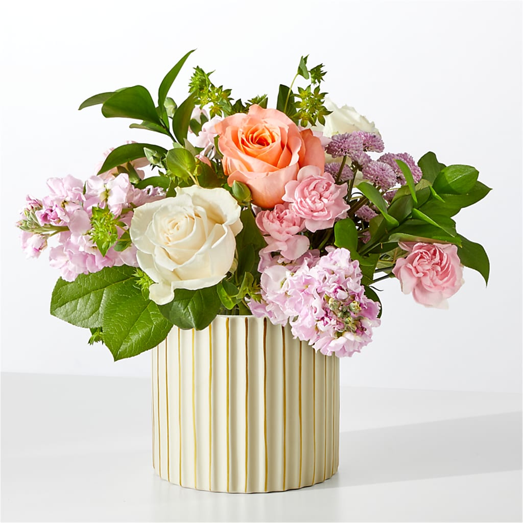 French Market Bouquet with Ivory Vase – Oak Creek Florist, Concord CA