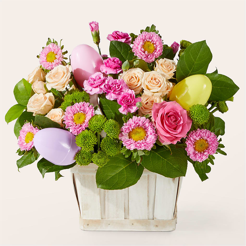 Get Eggcited Basket – Oak Creek Florist, Concord CA