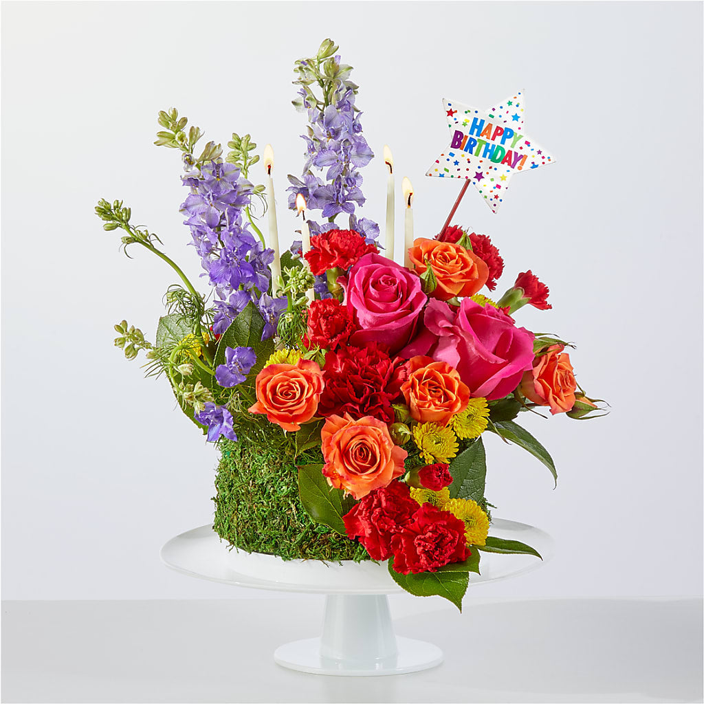 Best Year Yet Floral Cake – Oak Creek Florist, Concord CA