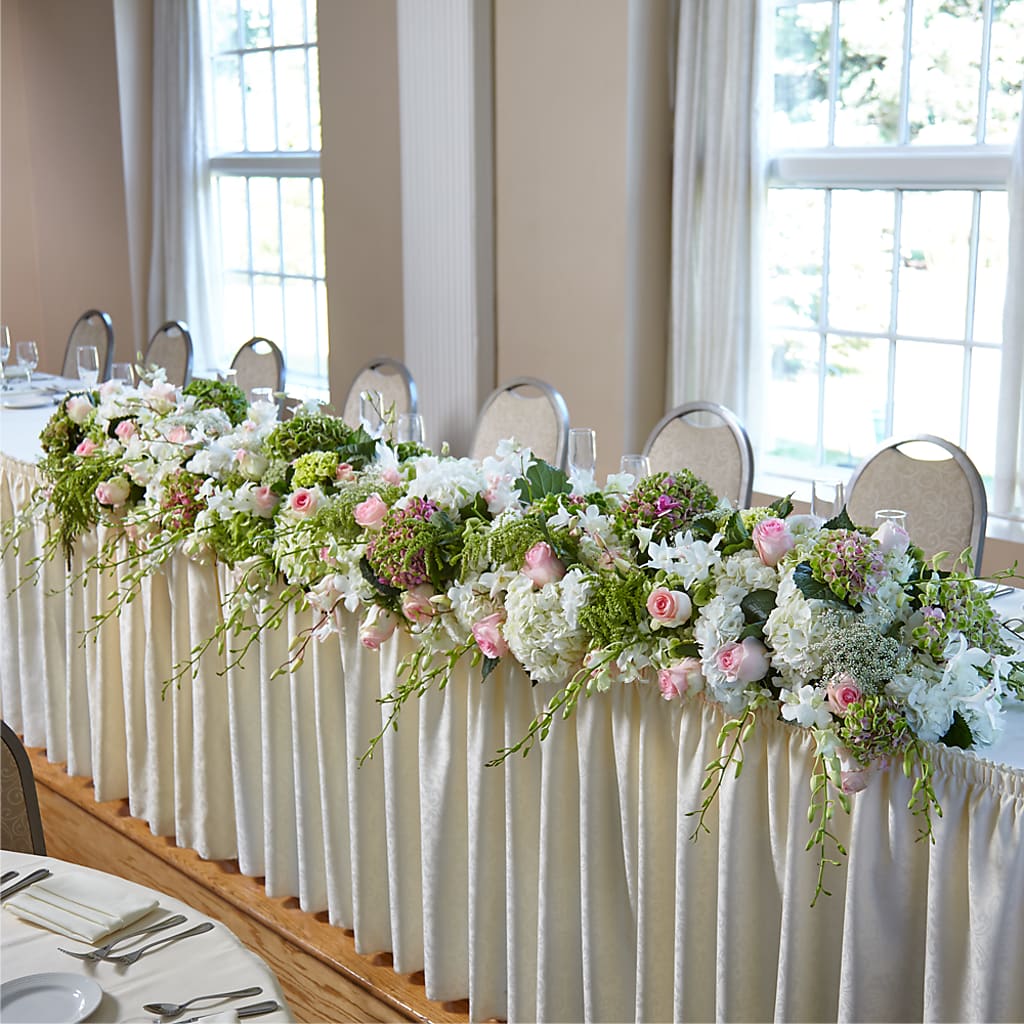 State of Joy Head Table Arrangement – Oak Creek Florist, Concord CA