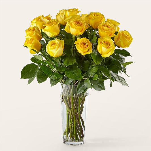 Long Stem Yellow Rose Bouquet –  Oak Creek Florist, Concord CA
