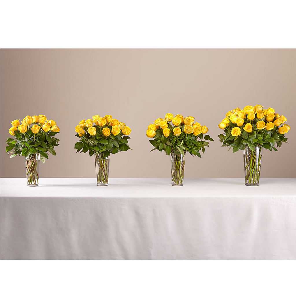 Long Stem Yellow Rose Bouquet –  Oak Creek Florist, Concord CA
