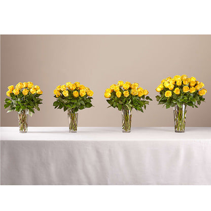 Long Stem Yellow Rose Bouquet –  Oak Creek Florist, Concord CA
