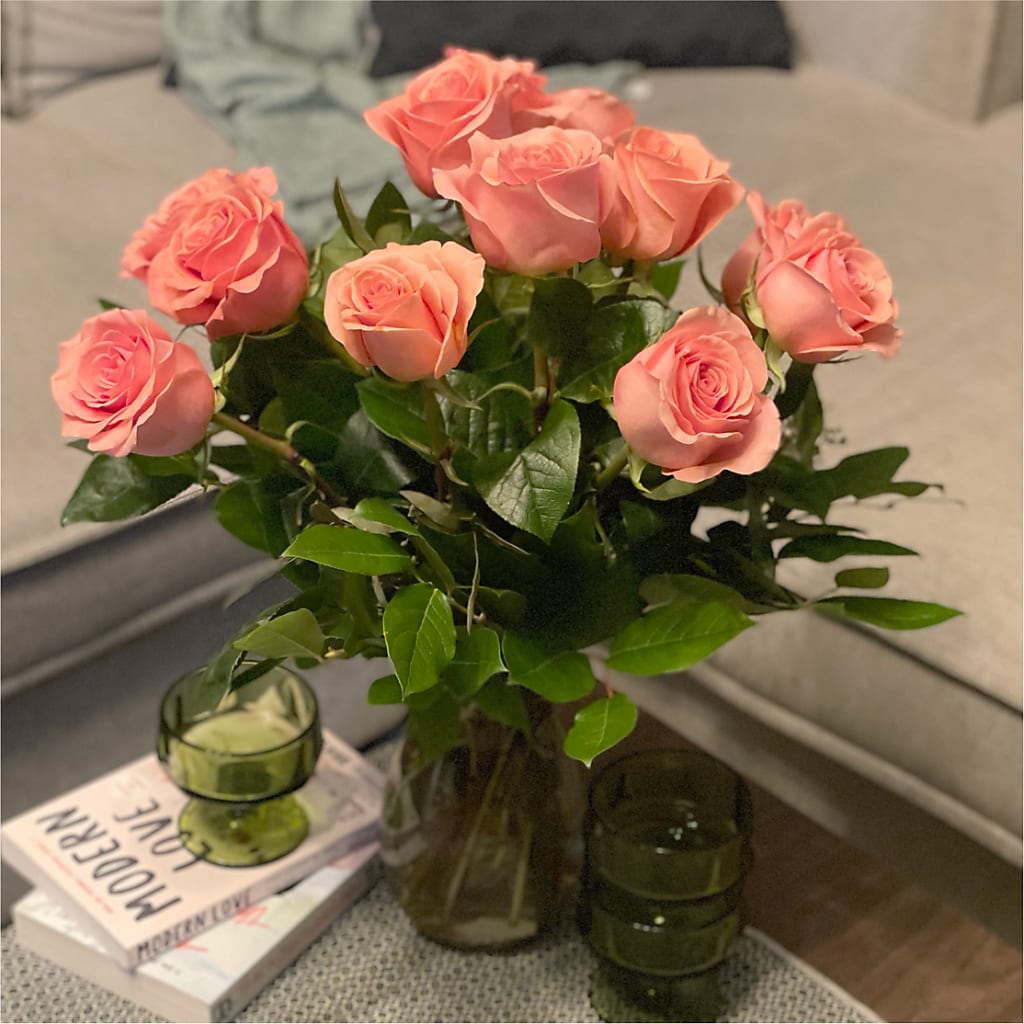 Long Stem Pink Rose Bouquet –  Oak Creek Florist, Concord CA