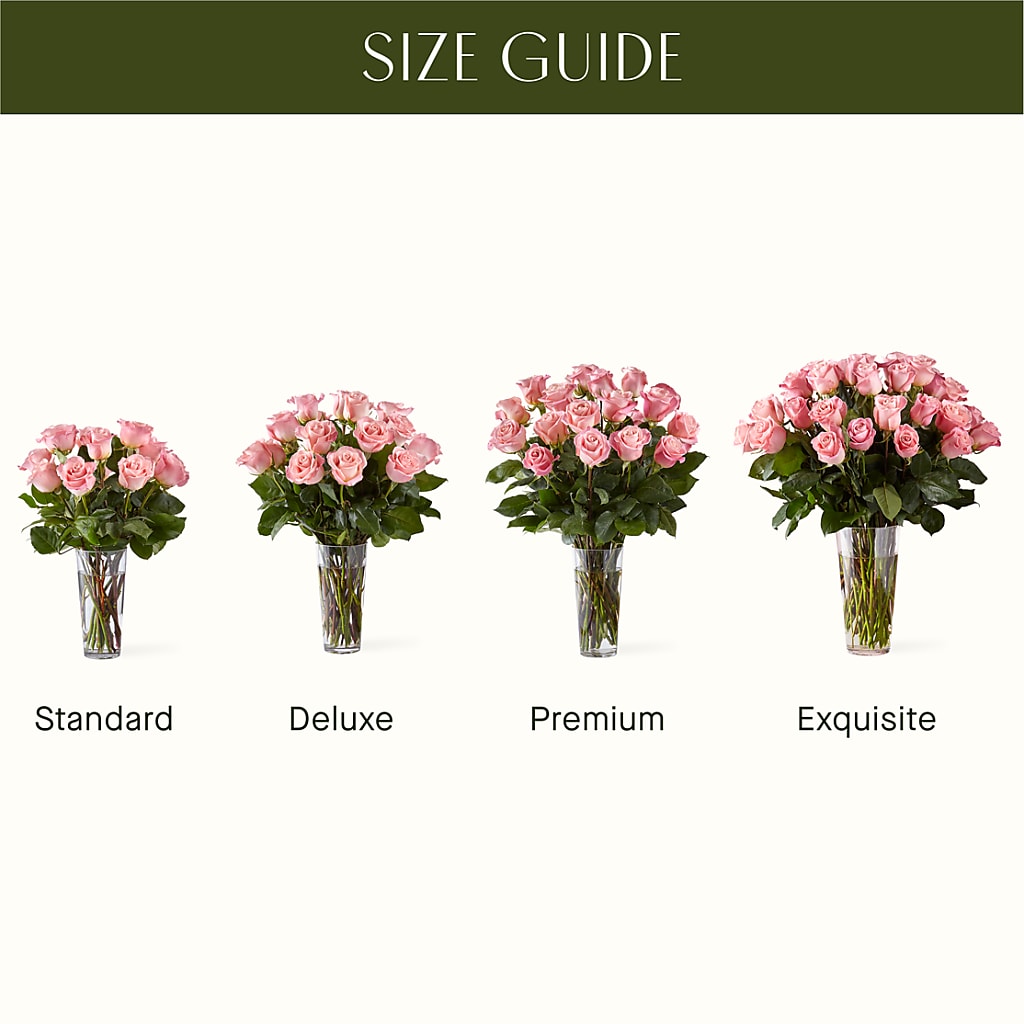 Long Stem Pink Rose Bouquet –  Oak Creek Florist, Concord CA