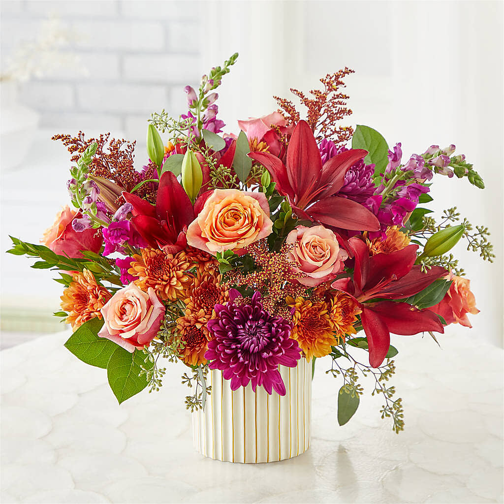 Burgundy Landscape Bouquet –  Oak Creek Florist, Concord CA
