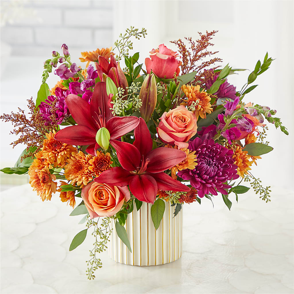 Burgundy Landscape Bouquet –  Oak Creek Florist, Concord CA