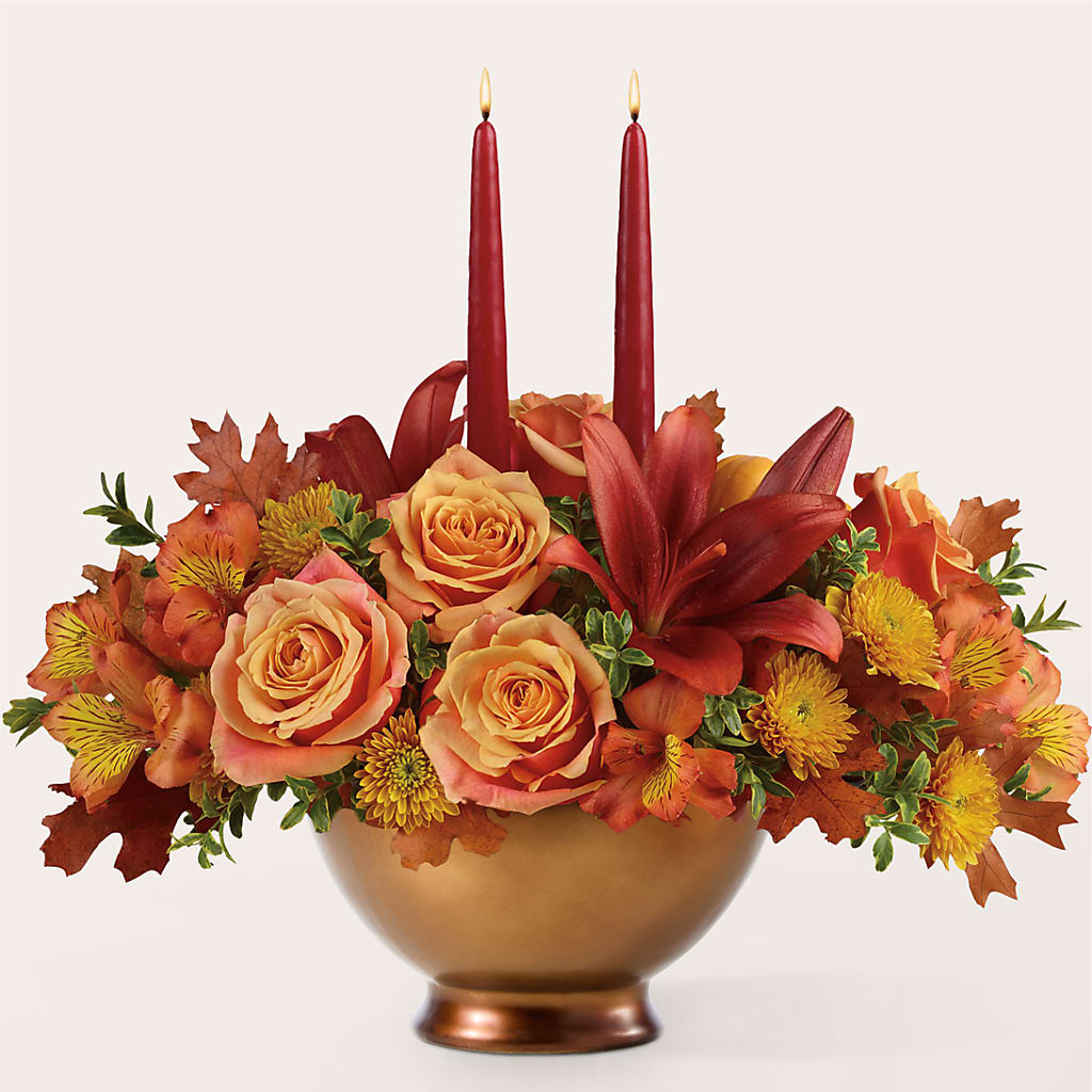 Harvest Table Centerpiece –  Oak Creek Florist, Concord CA