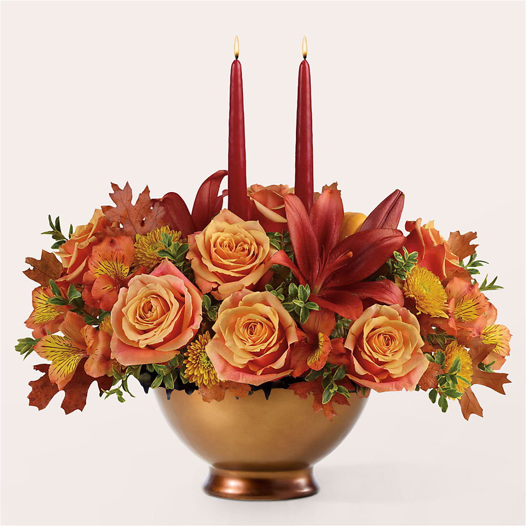 Harvest Table Centerpiece –  Oak Creek Florist, Concord CA