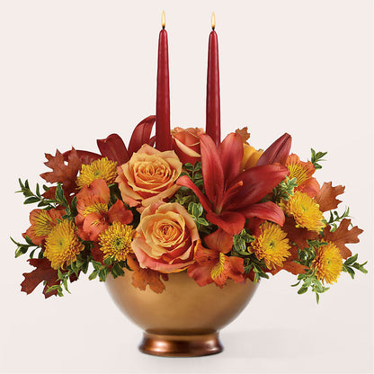 Harvest Table Centerpiece –  Oak Creek Florist, Concord CA