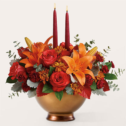 Fruits of Fall Centerpiece –  Oak Creek Florist, Concord CA