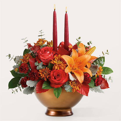 Fruits of Fall Centerpiece –  Oak Creek Florist, Concord CA