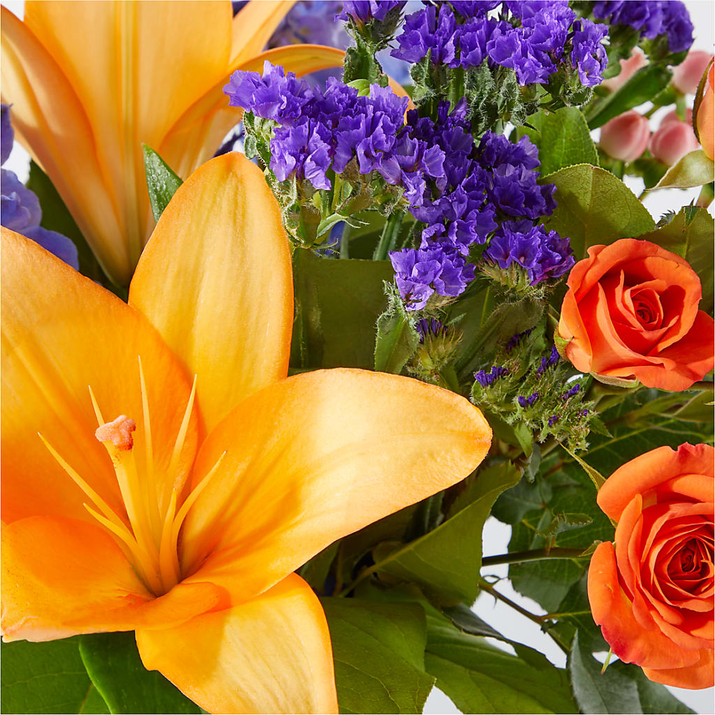 Radiant Citrus Bouquet –  Oak Creek Florist, Concord CA