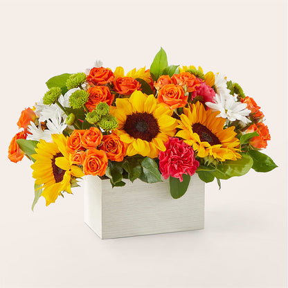 Sun-drenched Blooms Box Bouquet –  Oak Creek Florist, Concord CA