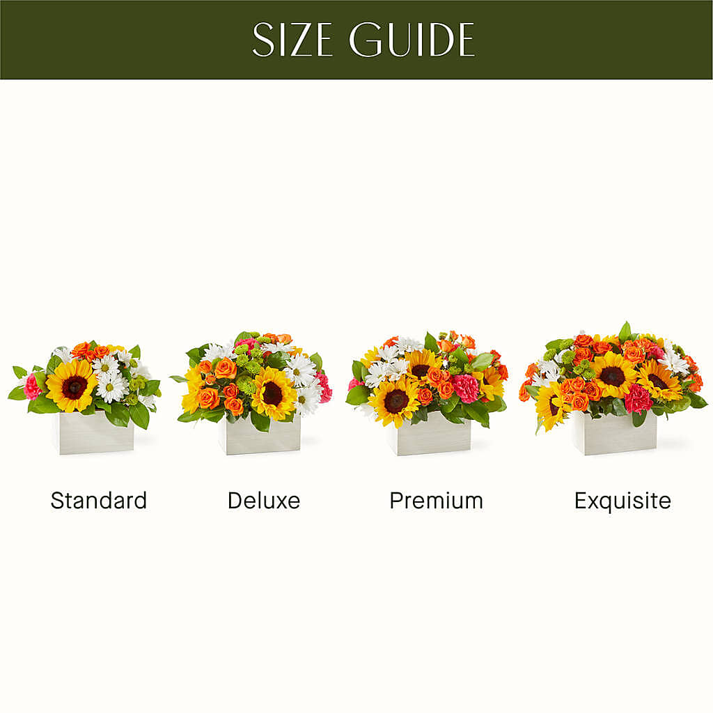 Sun-drenched Blooms Box Bouquet –  Oak Creek Florist, Concord CA