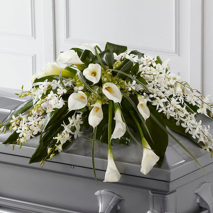 Angel Wings Casket Spray –  Oak Creek Florist, Concord CA