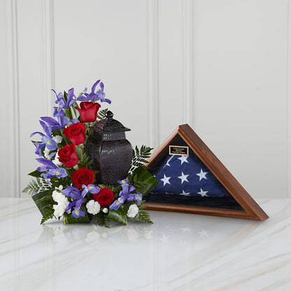 Patriotic Tribute Arrangement –  Oak Creek Florist, Concord CA